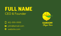 Lemon Tea Leaf Business Card Image Preview