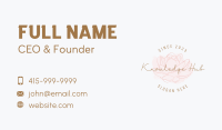 Floral Feminine Business Business Card Image Preview