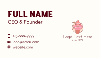 Lips Smoothie Drink Business Card Design