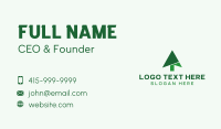 Pine Tree Arrow  Business Card Image Preview