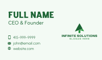 Pine Tree Arrow  Business Card Image Preview