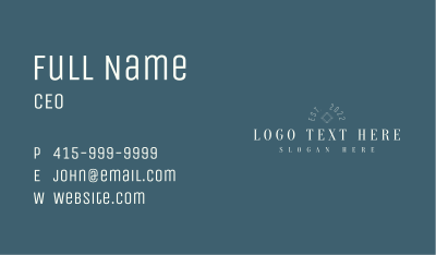 Fashion Studio Wordmark Business Card Image Preview