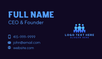 Team Crowdsourcing Company Business Card Image Preview