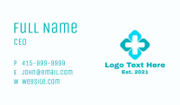 Minimalist Medical Cross Business Card Image Preview