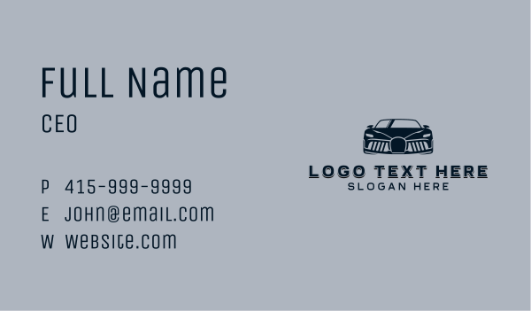 Automobile Super Car Business Card Design Image Preview