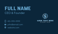 Lightning Bolt Pixel Business Card Image Preview