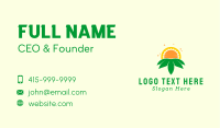 Sun Leaf Landscaping Business Card Image Preview