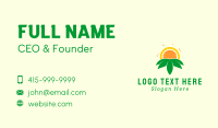 Sun Leaf Landscaping Business Card Preview