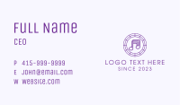 Musical Streaming Note Business Card Image Preview