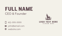 Donkey Farm Animal Business Card Design