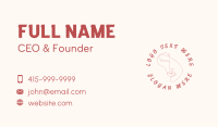 Woman Beauty Face Business Card Preview