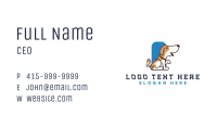 Dog Wagging Tail Business Card Image Preview