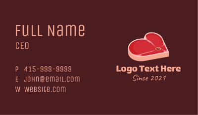 Meat Lover Business Card Image Preview
