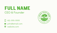 Old Green Tree  Emblem Business Card Image Preview