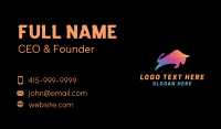Gradient Bull Animal Business Card Image Preview