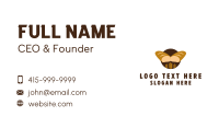 Wheat Bread Loaf Bakery Business Card Design