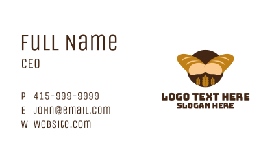 Wheat Bread Loaf Bakery Business Card Image Preview