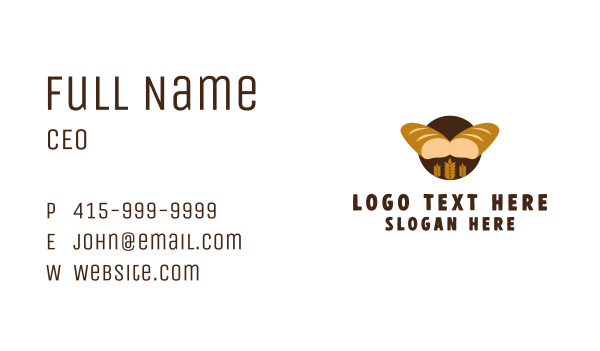 Wheat Bread Loaf Bakery Business Card Design Image Preview