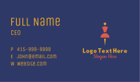 Minimalist Dress Mannequin Business Card Image Preview