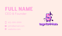 Pop Graffiti Art Number 5 Business Card Image Preview