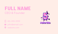 Pop Graffiti Art Number 5 Business Card Image Preview