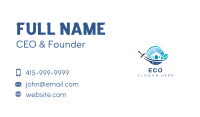 Cleaning Eco Disinfection Business Card Image Preview