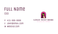 Beauty Floral Woman Business Card Image Preview