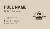 Classic Mountain Landscape Business Card Image Preview