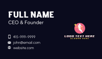 Female Basketball Sports Player Business Card Image Preview