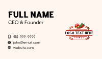 Spicy Fire Chili Peppers Business Card Image Preview