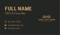 Residential Roofing House Business Card Design