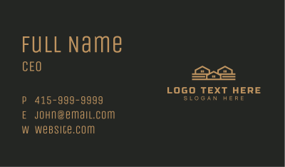 Residential Roofing House Business Card Image Preview