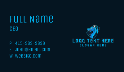 Dragon Gaming Stream Business Card Image Preview