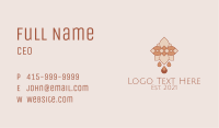 Boho Pattern Candle  Business Card Image Preview