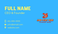Graffiti Art Number 3 Business Card Preview