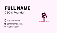Marker Graffiti Letter E Business Card Image Preview
