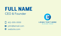 Hip Advertising Letter E Business Card Design