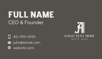 Calligraphy Studio Letter  Business Card Image Preview