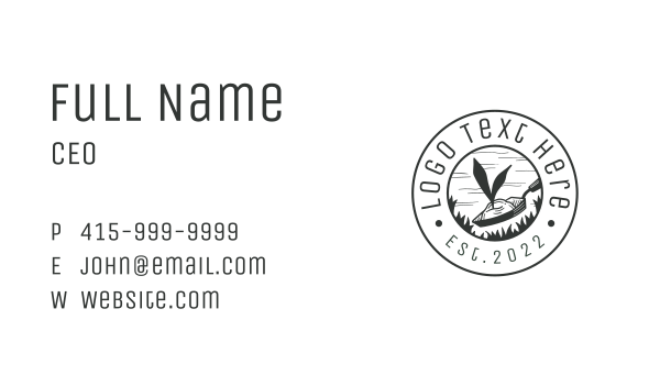 Organic Plant Leaves  Business Card Design Image Preview