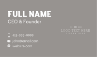 Classic Generic Business Business Card Image Preview