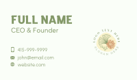 Floral Leaf Garden Business Card Image Preview