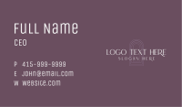 Premium Professional Wordmark Business Card Image Preview