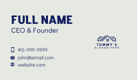 House Roofing Line Business Card Design