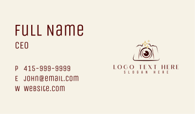 Events Media Photographer Business Card Image Preview