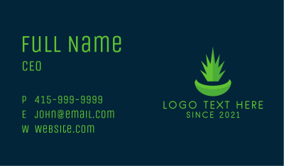 Grass Lawn Care  Business Card