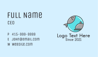 Fish Restaurant Bell Business Card Image Preview