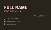 Premium Generic Brand Business Card Preview