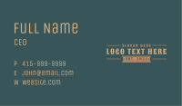 Vintage Rustic Western Business Card Image Preview