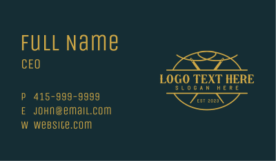 Tailor Sewing Needle Business Card Image Preview