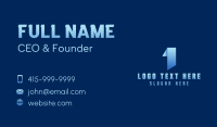 Number 1 Event Celebration Business Card Preview